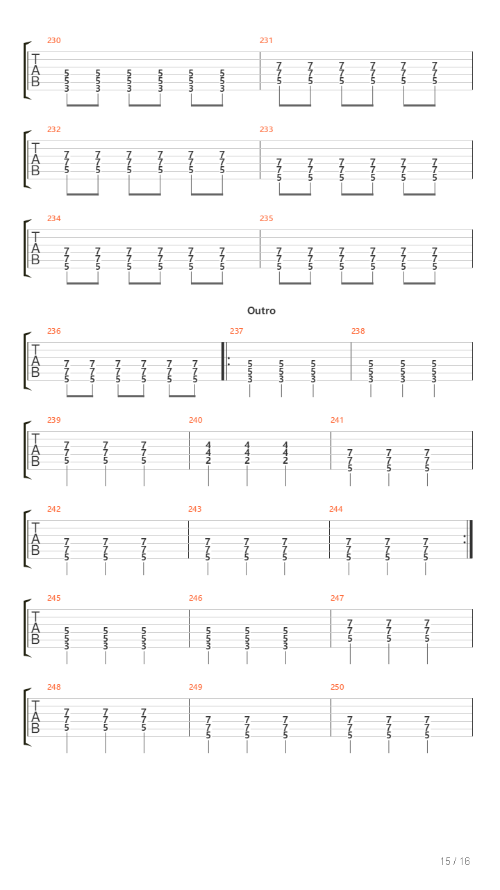The Pavilion A Long Way Back吉他谱