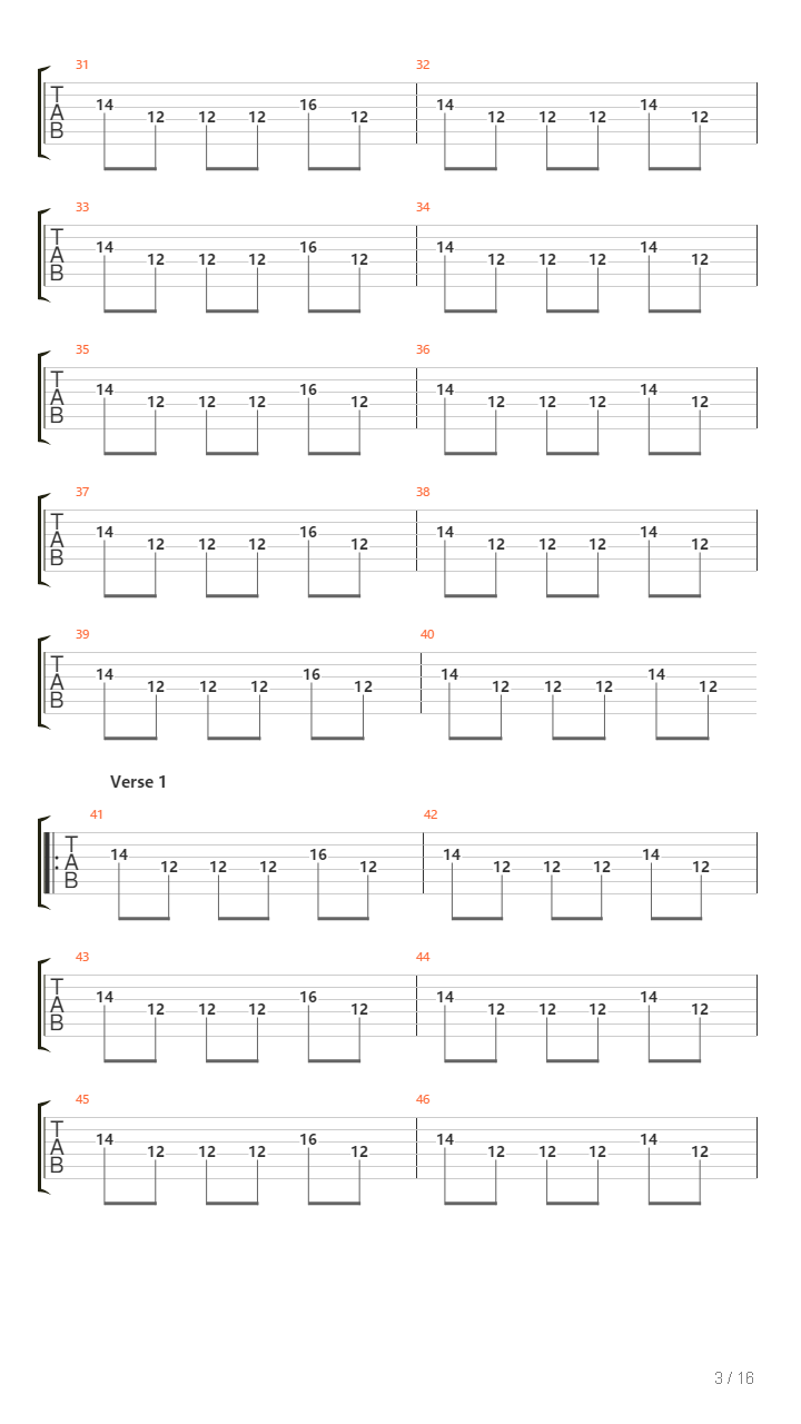 The Pavilion A Long Way Back吉他谱