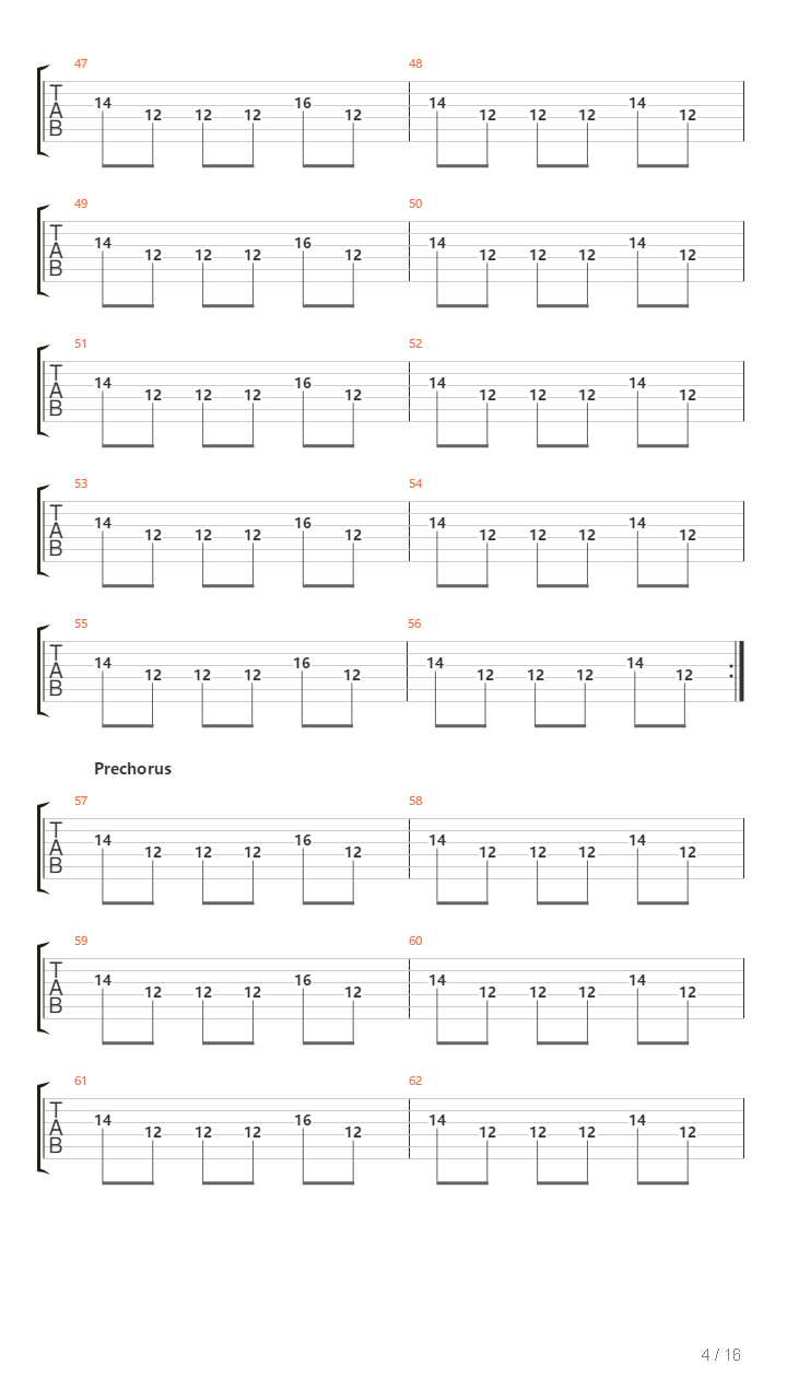 The Pavilion A Long Way Back吉他谱