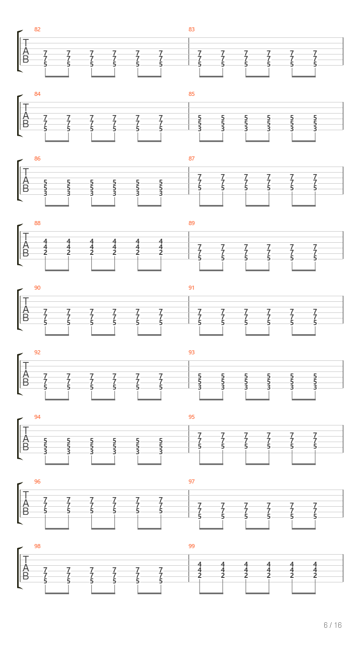 The Pavilion A Long Way Back吉他谱
