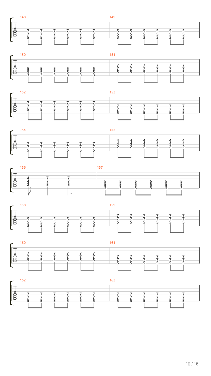 The Pavilion A Long Way Back吉他谱