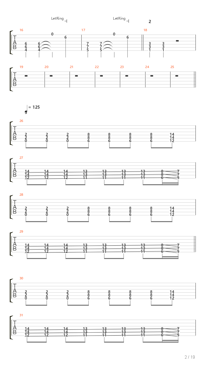 Thorns In The Planets Side吉他谱