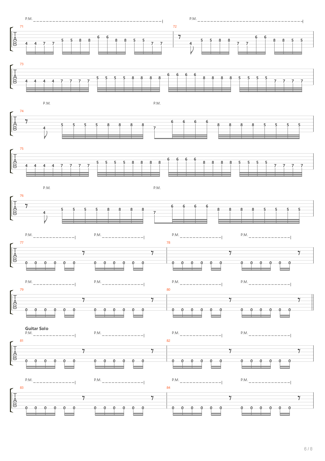 Anatomy Of Sin吉他谱