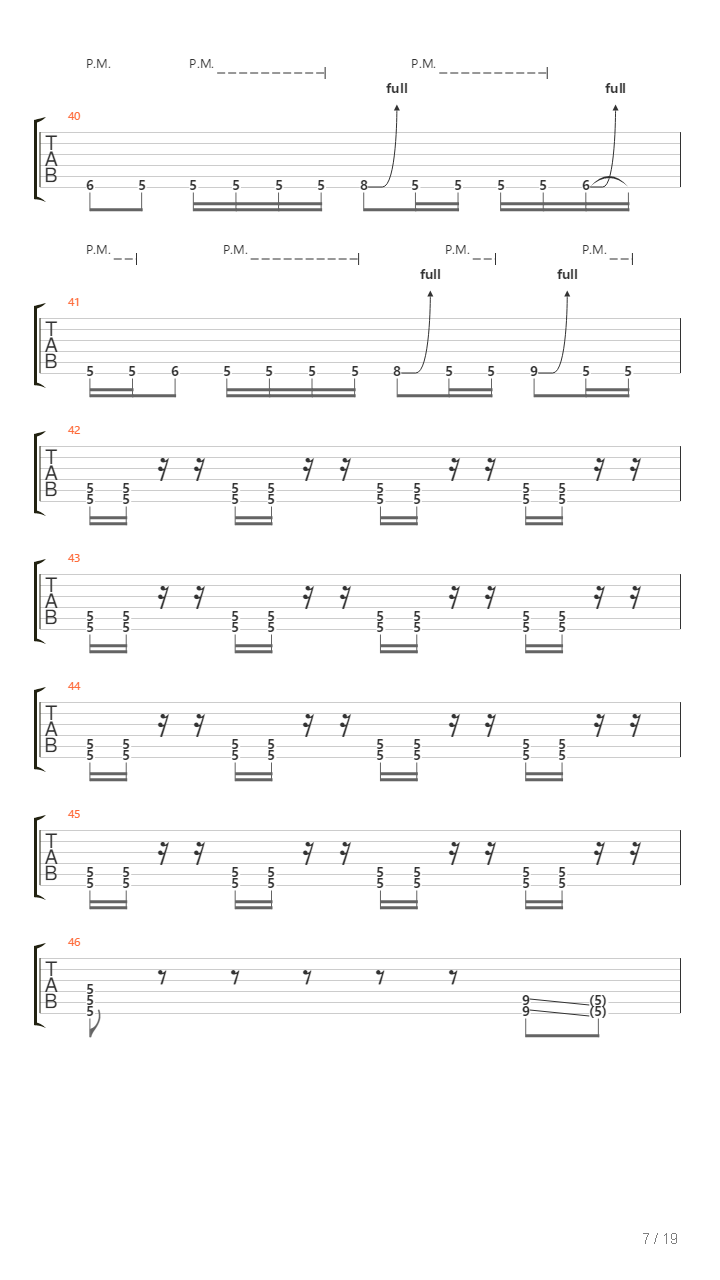 Oriental Dark Flight吉他谱