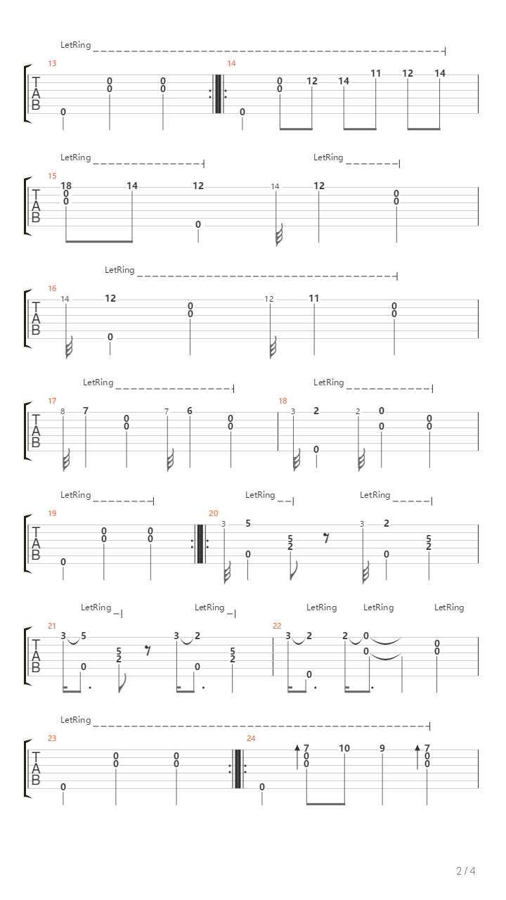 Gnossienne No 1吉他谱