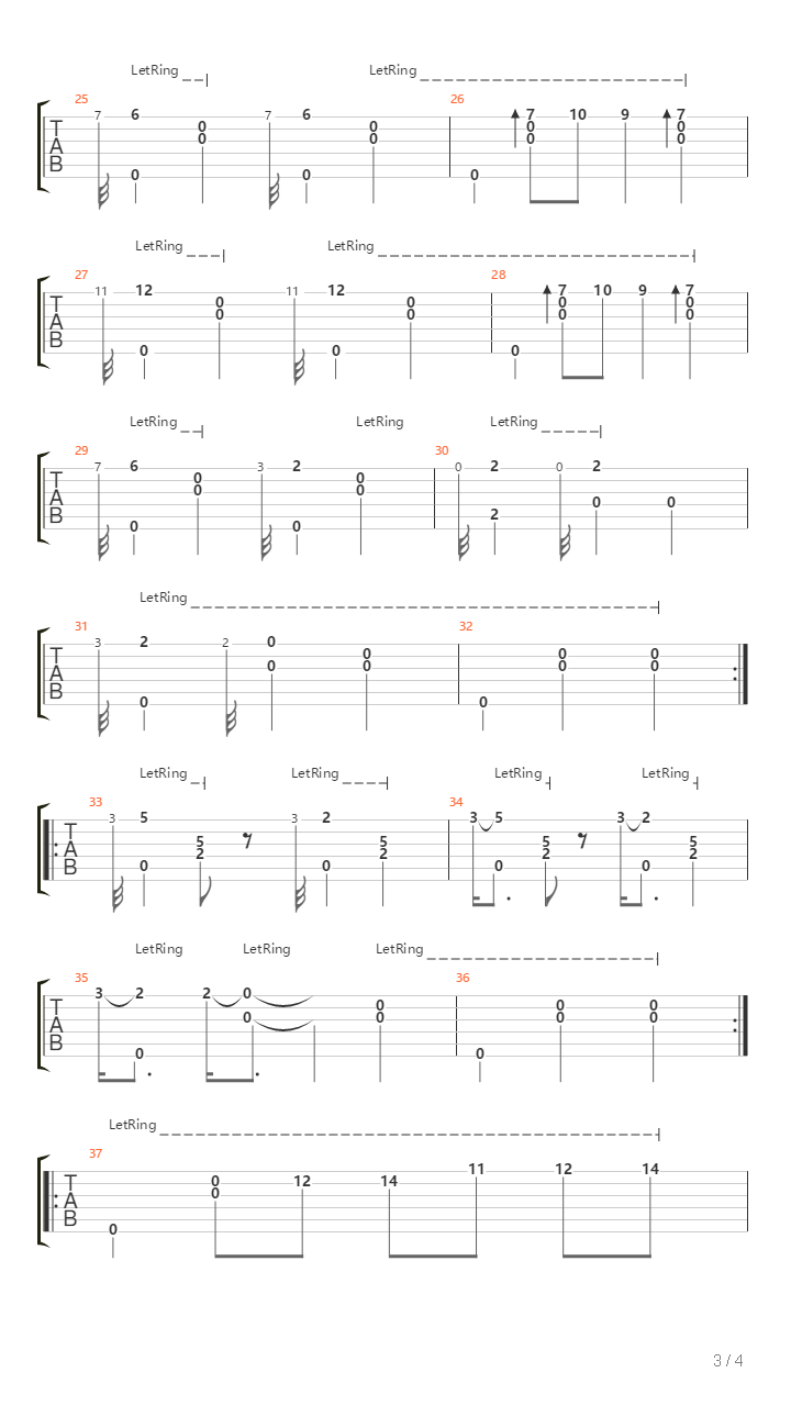 Gnossienne No 1吉他谱