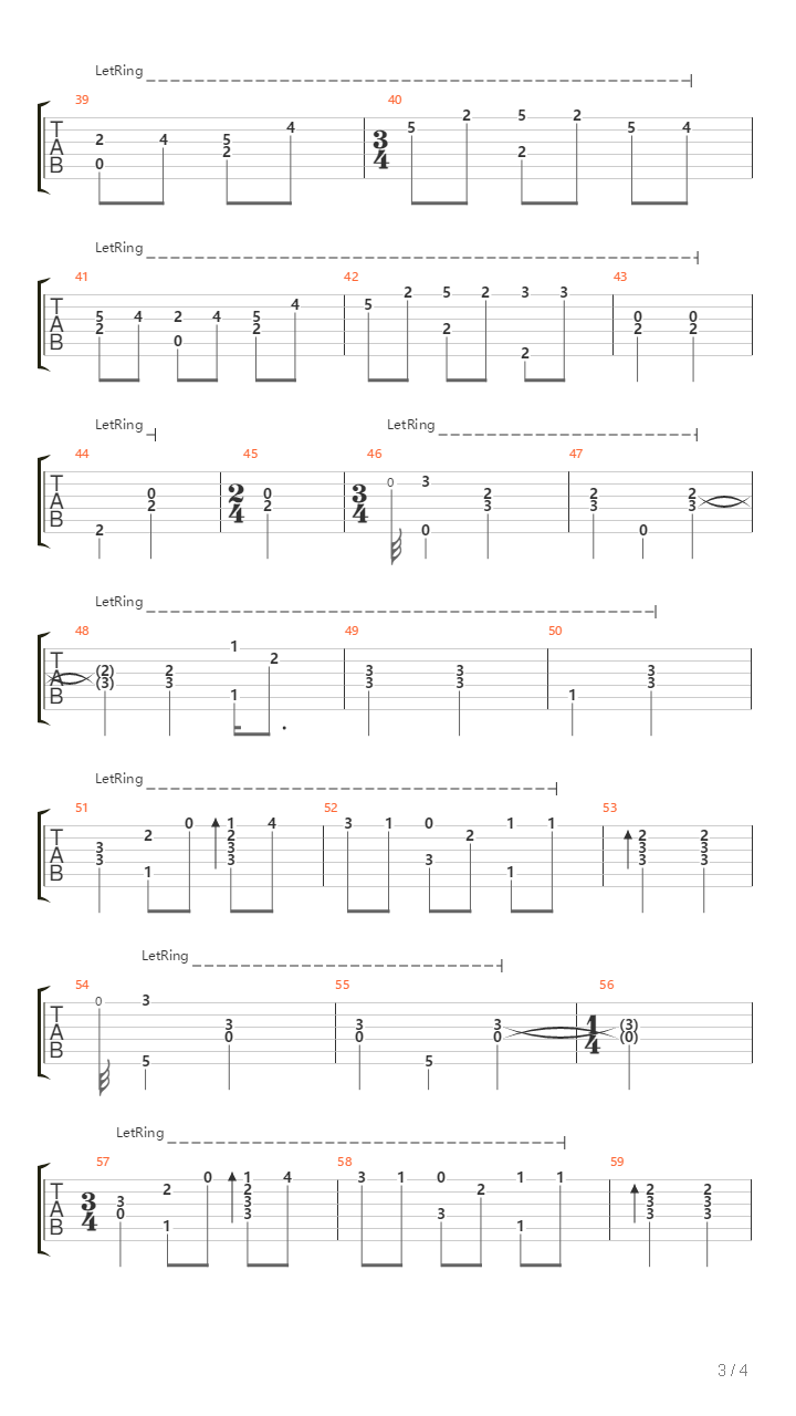 Gnossienne No 3吉他谱