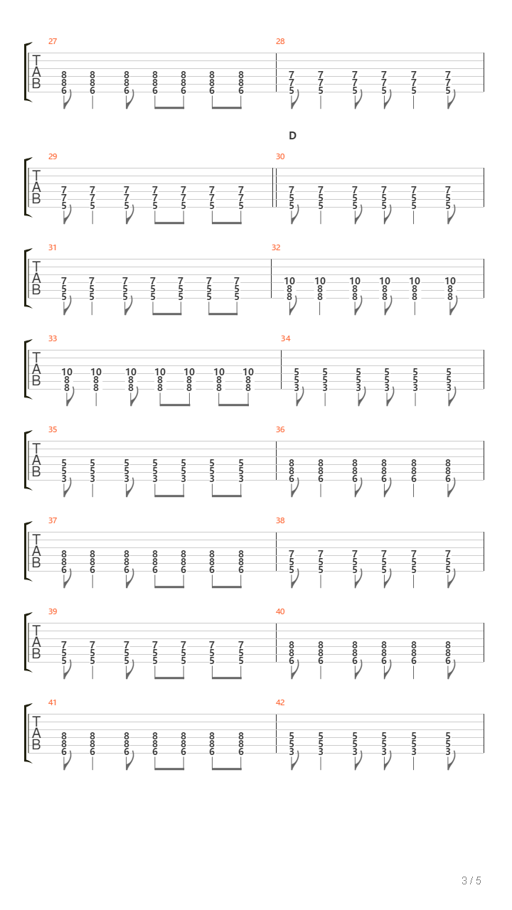 A New Beginning吉他谱