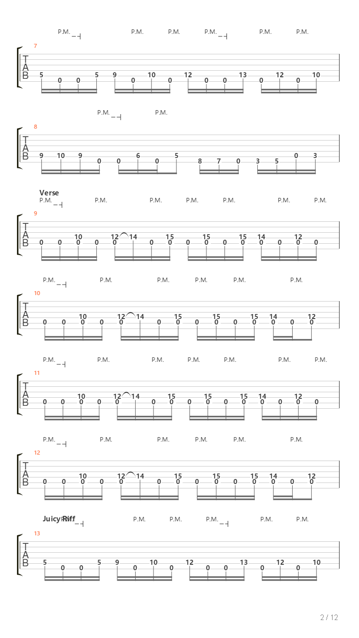 Deep Inside吉他谱