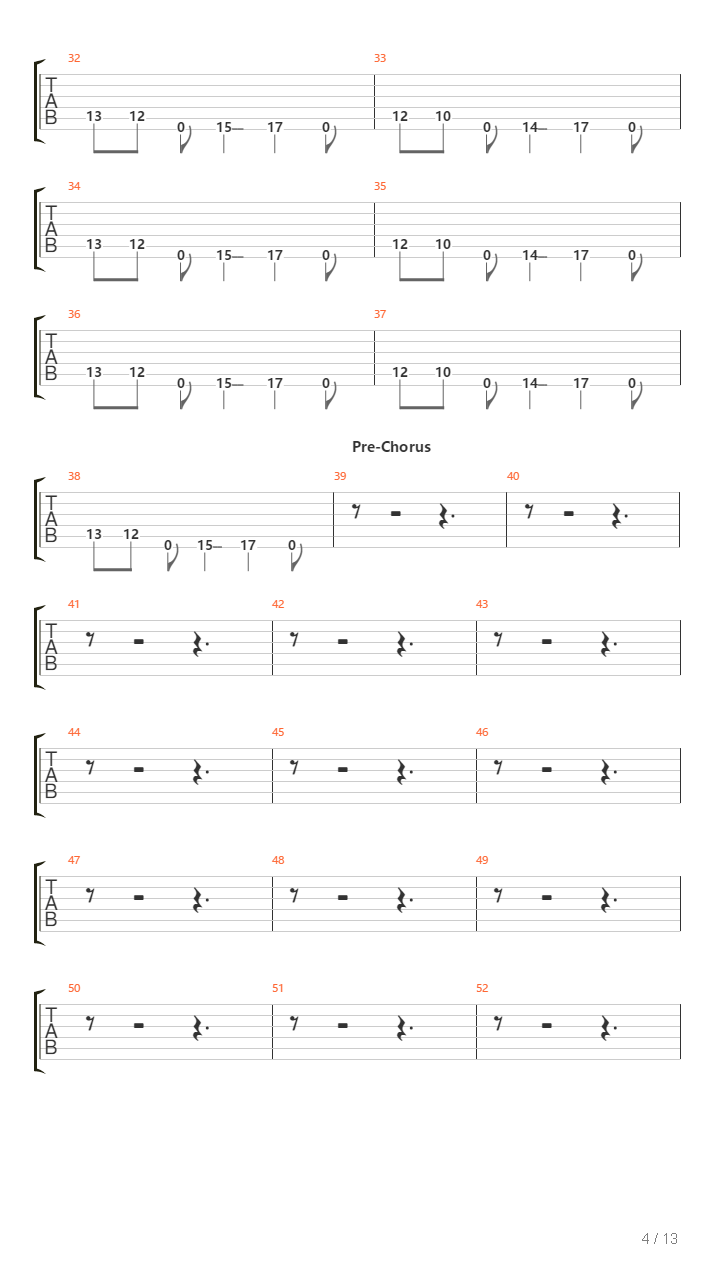 System吉他谱