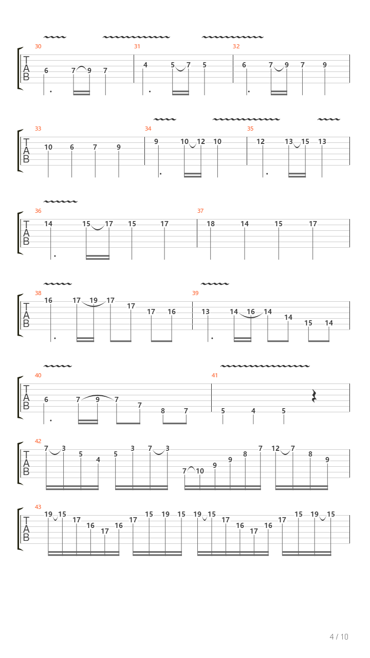 Symphonic Pandemonium吉他谱