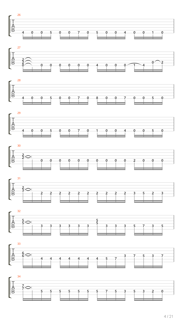 Weapon Of Choice吉他谱