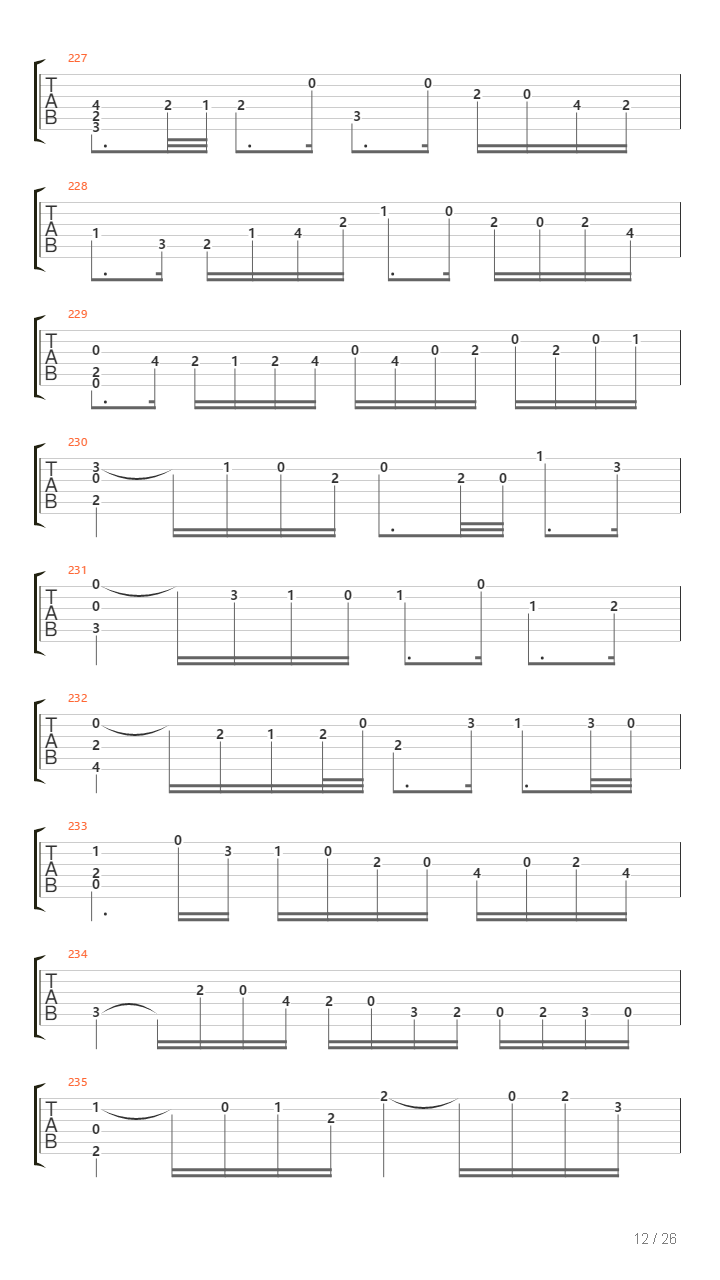 Cello Suite No 5吉他谱