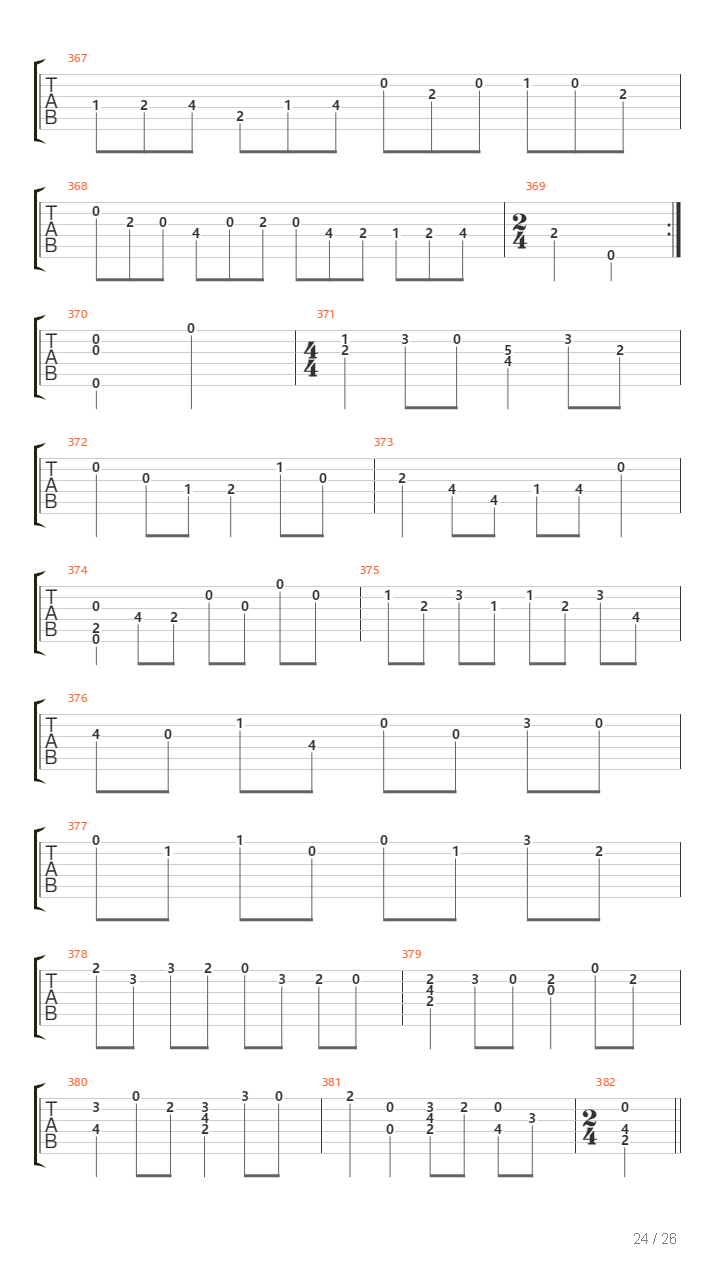 Cello Suite No 5吉他谱