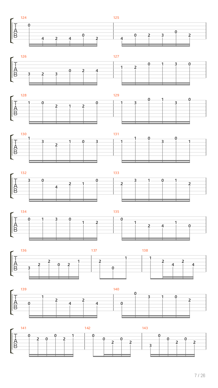Cello Suite No 5吉他谱