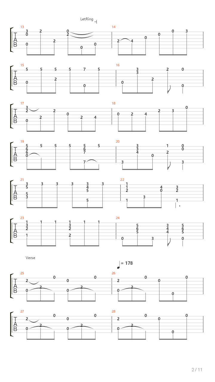 Danza Para Emiko Li吉他谱