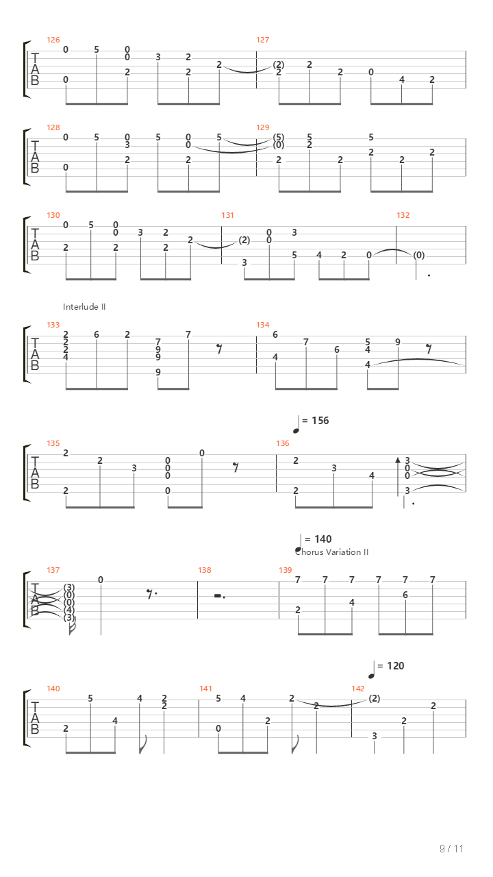 Danza Para Emiko Li吉他谱