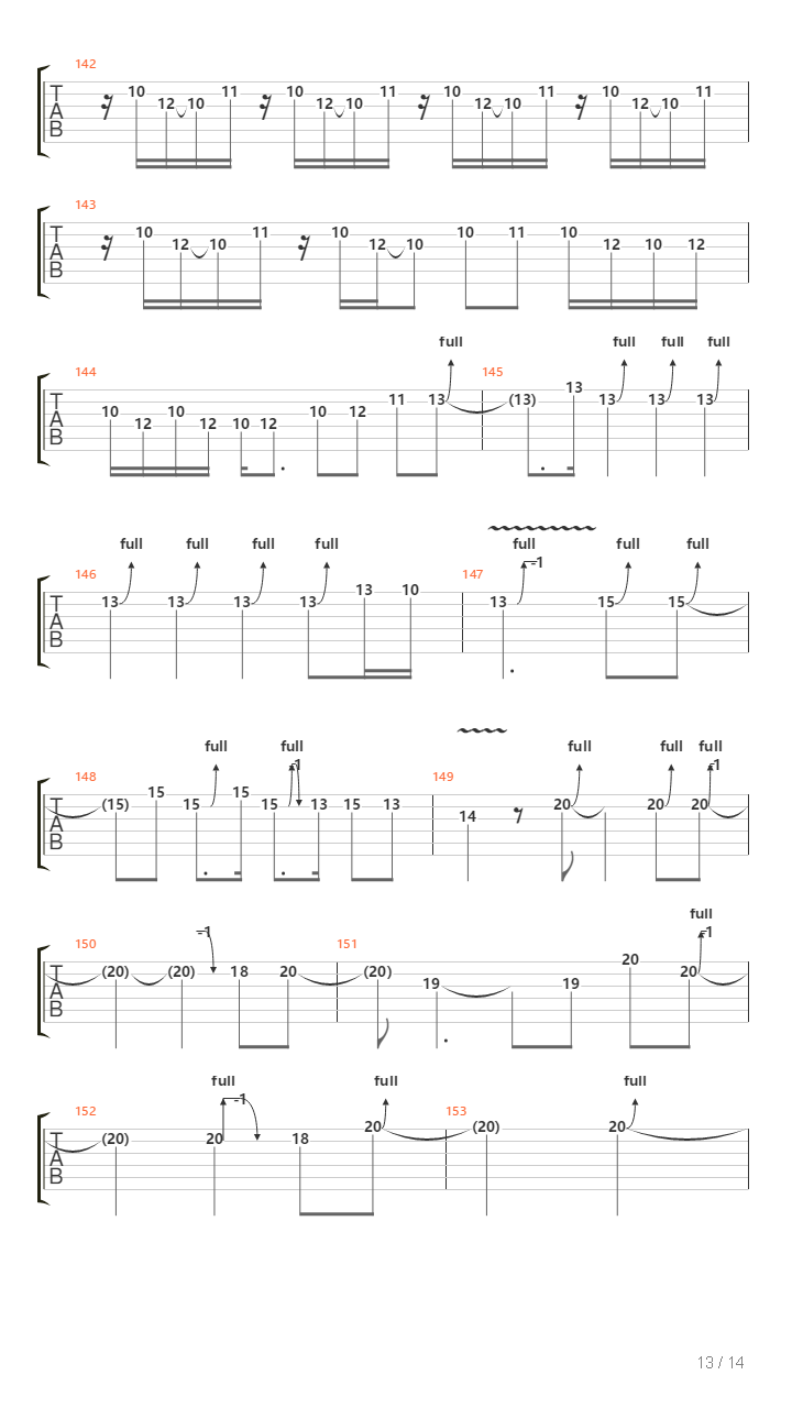 Edge Of The Blade吉他谱