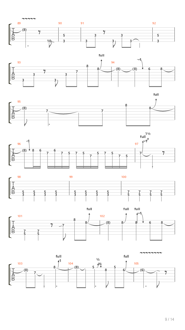 Edge Of The Blade吉他谱