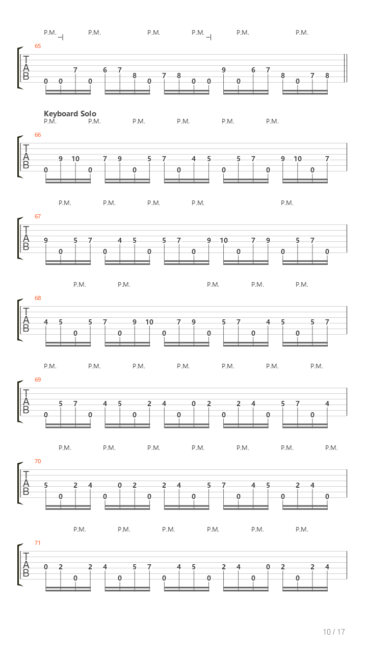 With Terminal Intensity吉他谱