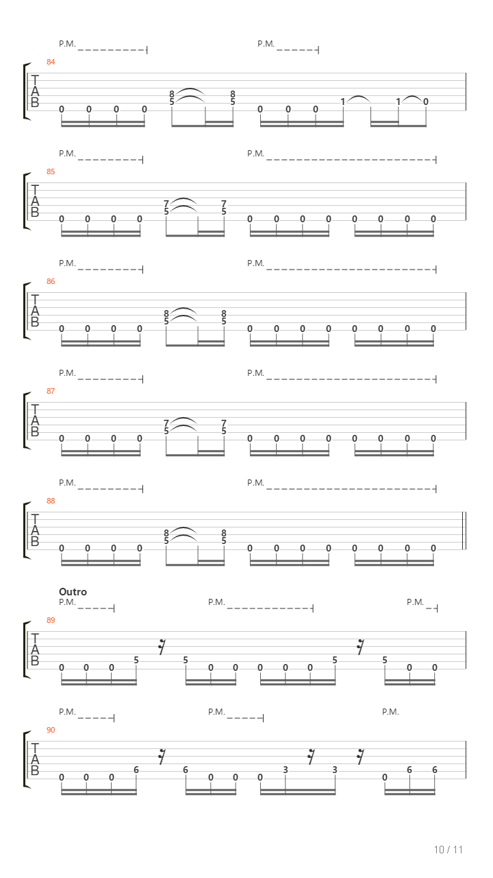 My Train Of Thoughts吉他谱