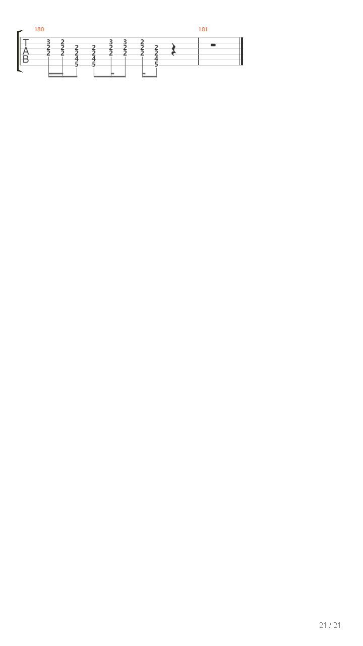 Sixth Sun吉他谱