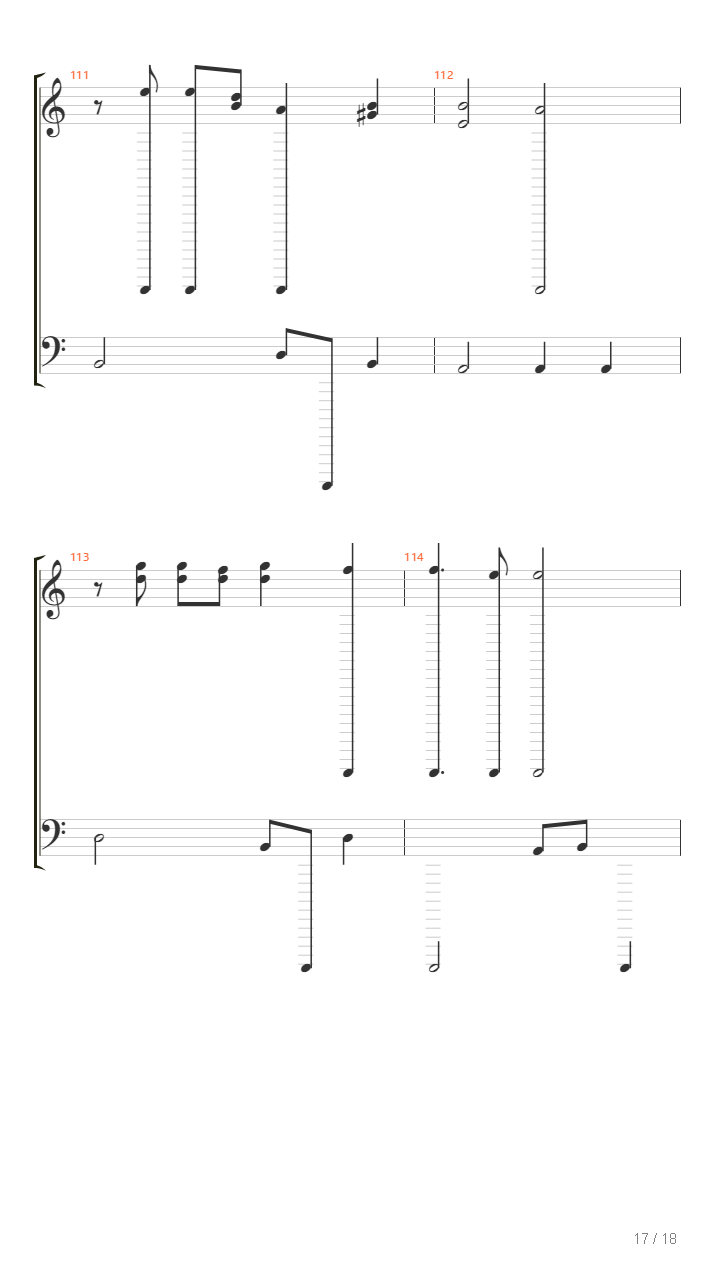 Reissende Blicke吉他谱