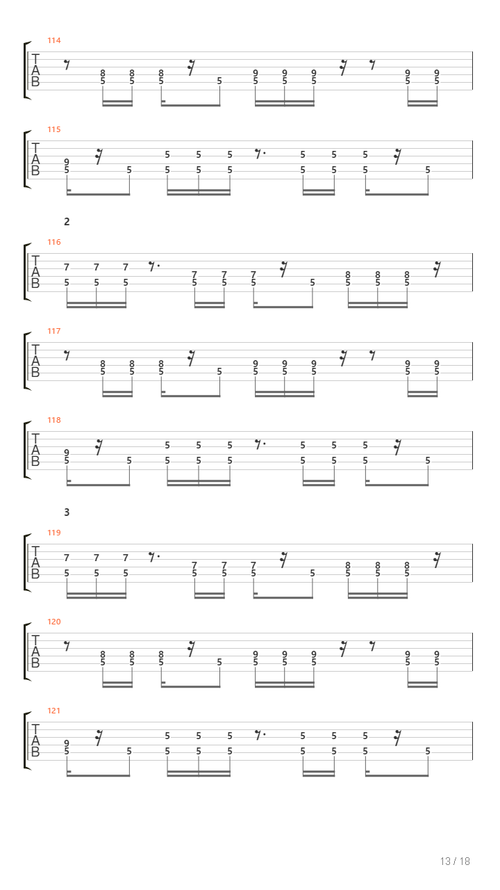 Kashmir吉他谱