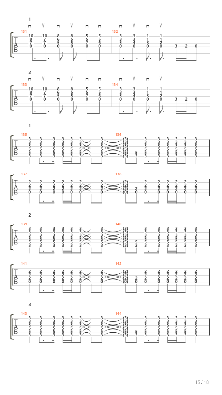 Kashmir吉他谱