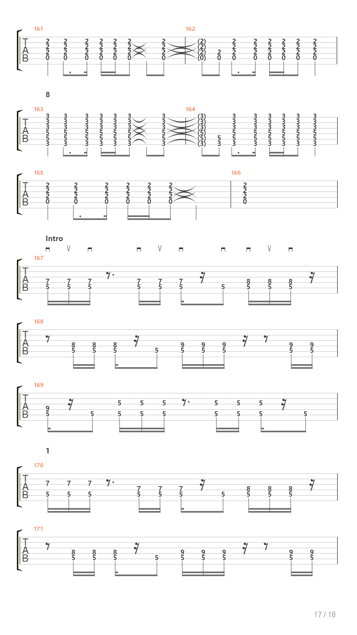 Kashmir吉他谱