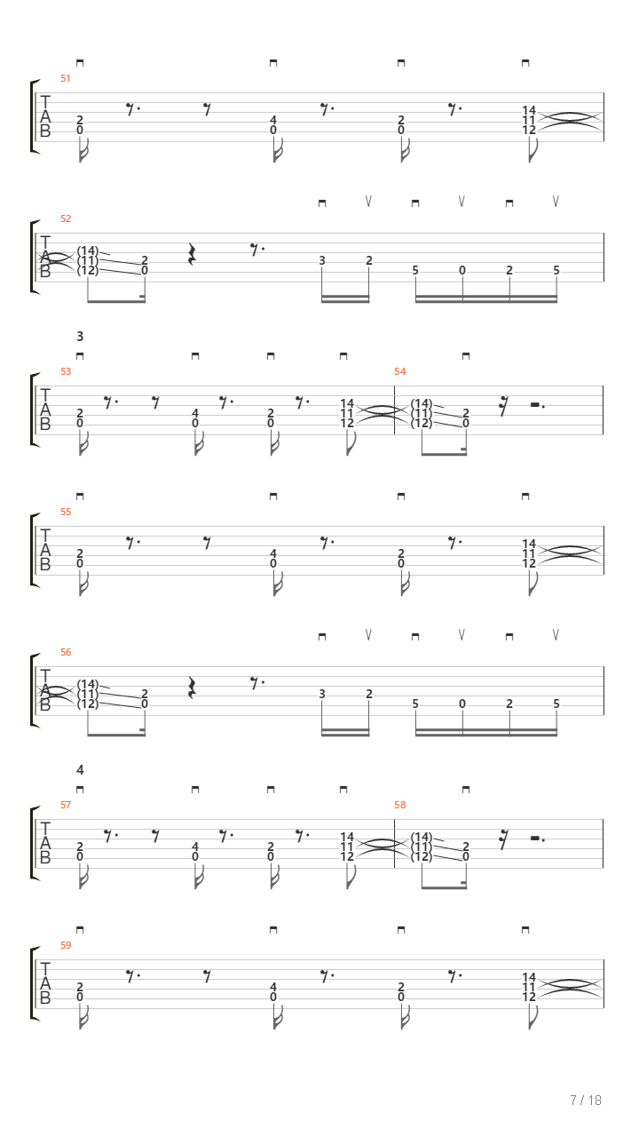 Kashmir吉他谱