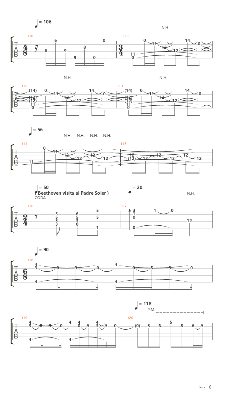 Sonata Para Guitarra Sola I Fandangos Y Boleros吉他谱