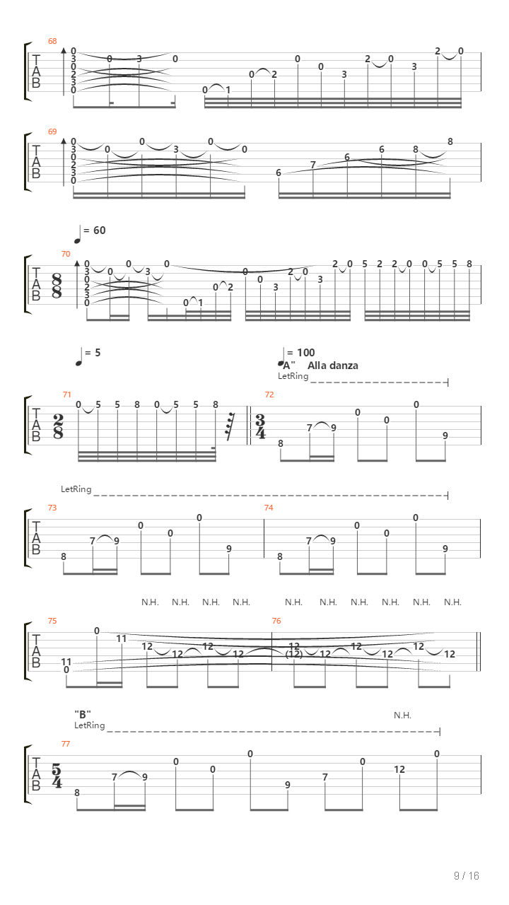 Sonata Para Guitarra Sola I Fandangos Y Boleros吉他谱