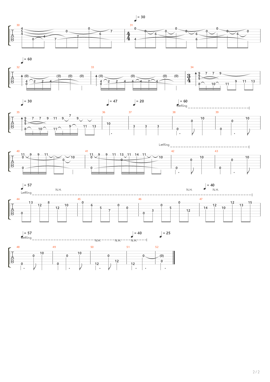 Sonata Para Guitarra Sola Ii Sarabanda De Scriabin吉他谱