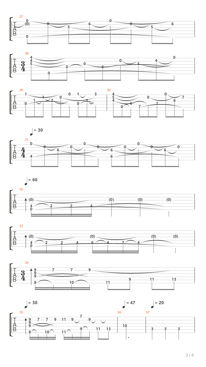 Sonata Para Guitarra Sola Ii Sarabanda De Scriabin吉他谱