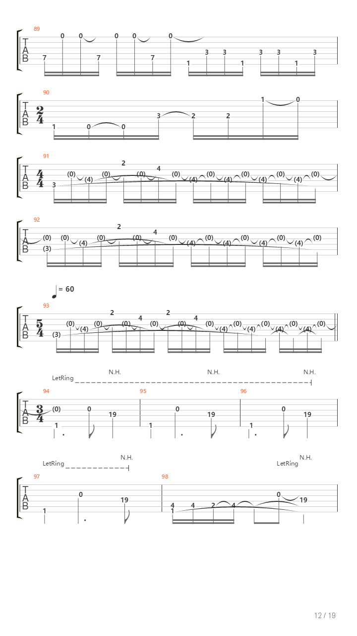 Sonata Para Guitarra Sola Iii La Toccata De Pasquini吉他谱