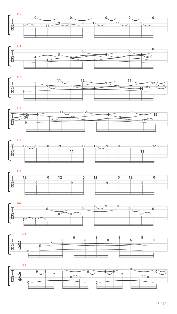 Sonata Para Guitarra Sola Iii La Toccata De Pasquini吉他谱