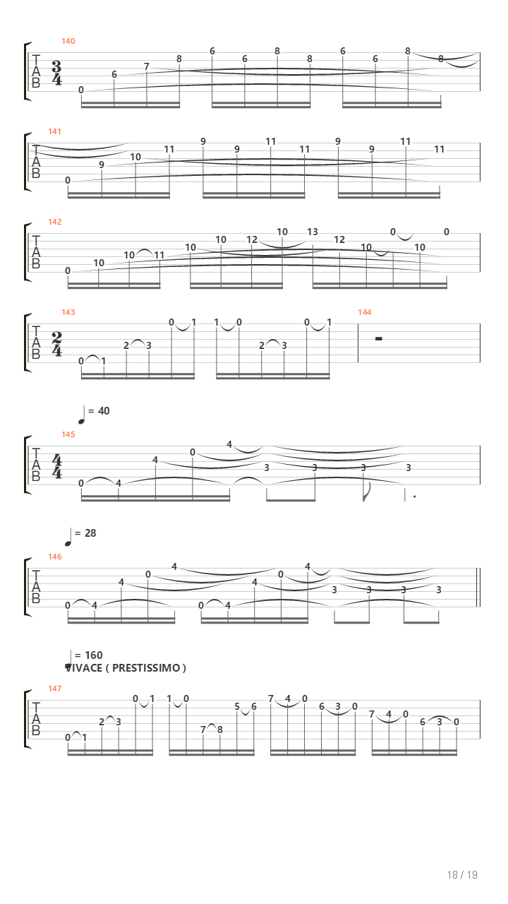 Sonata Para Guitarra Sola Iii La Toccata De Pasquini吉他谱