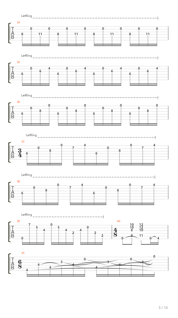 Sonata Para Guitarra Sola Iii La Toccata De Pasquini吉他谱