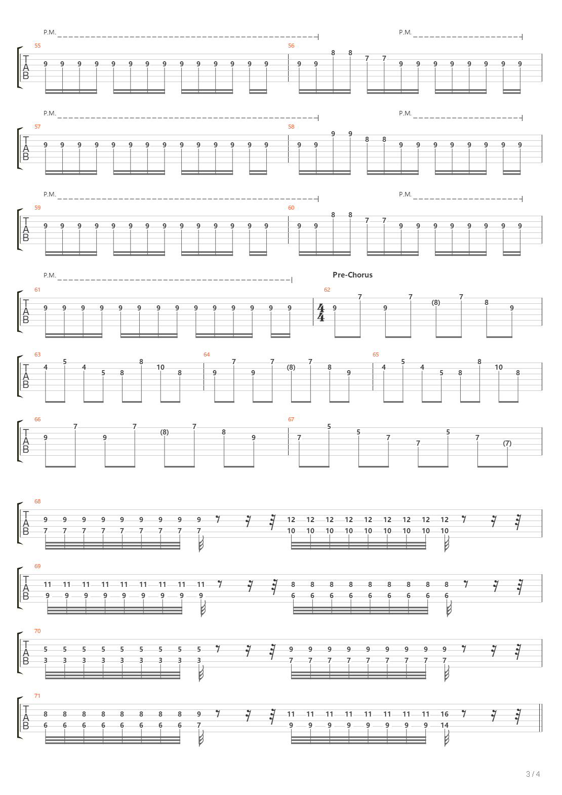 Bilateral吉他谱