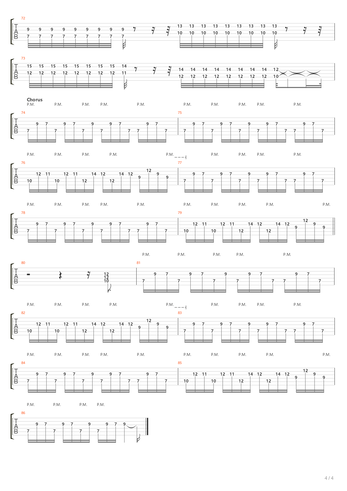 Bilateral吉他谱