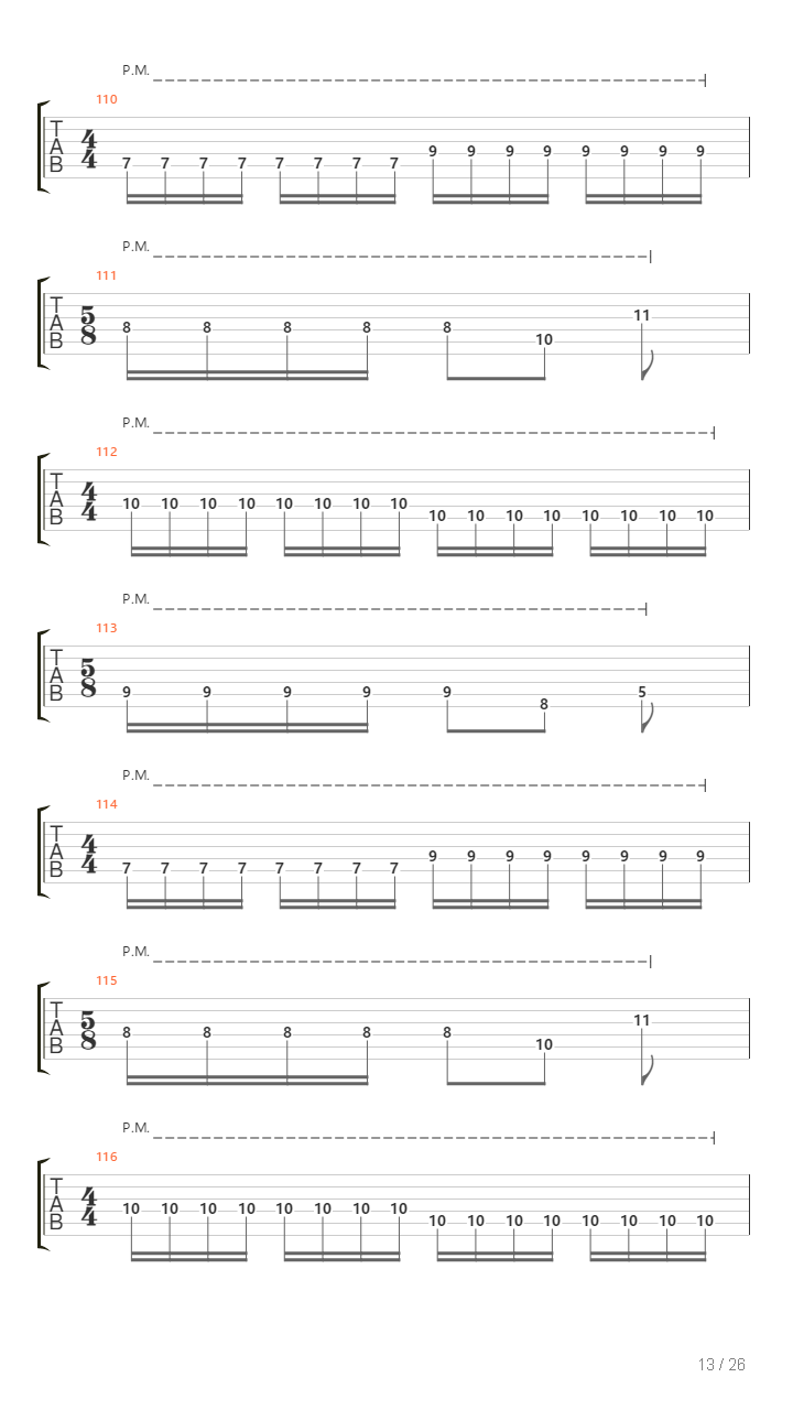 Passing吉他谱