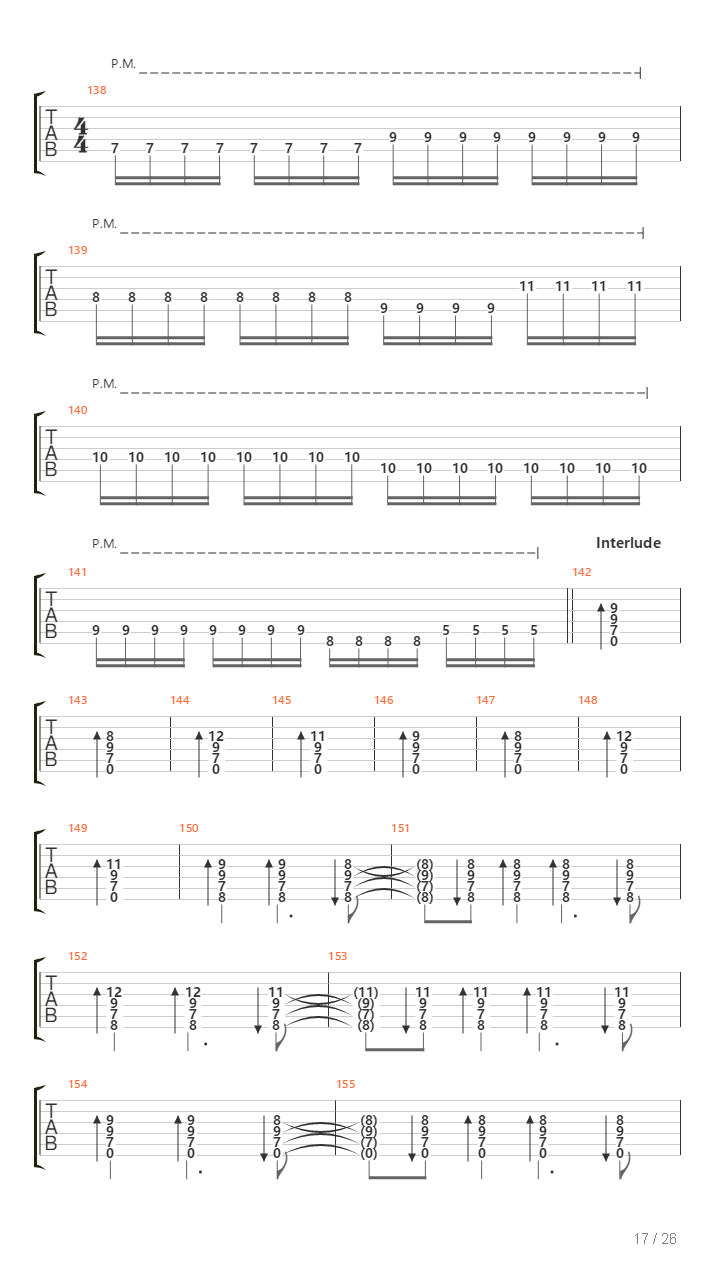Passing吉他谱