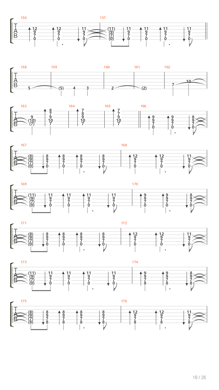 Passing吉他谱