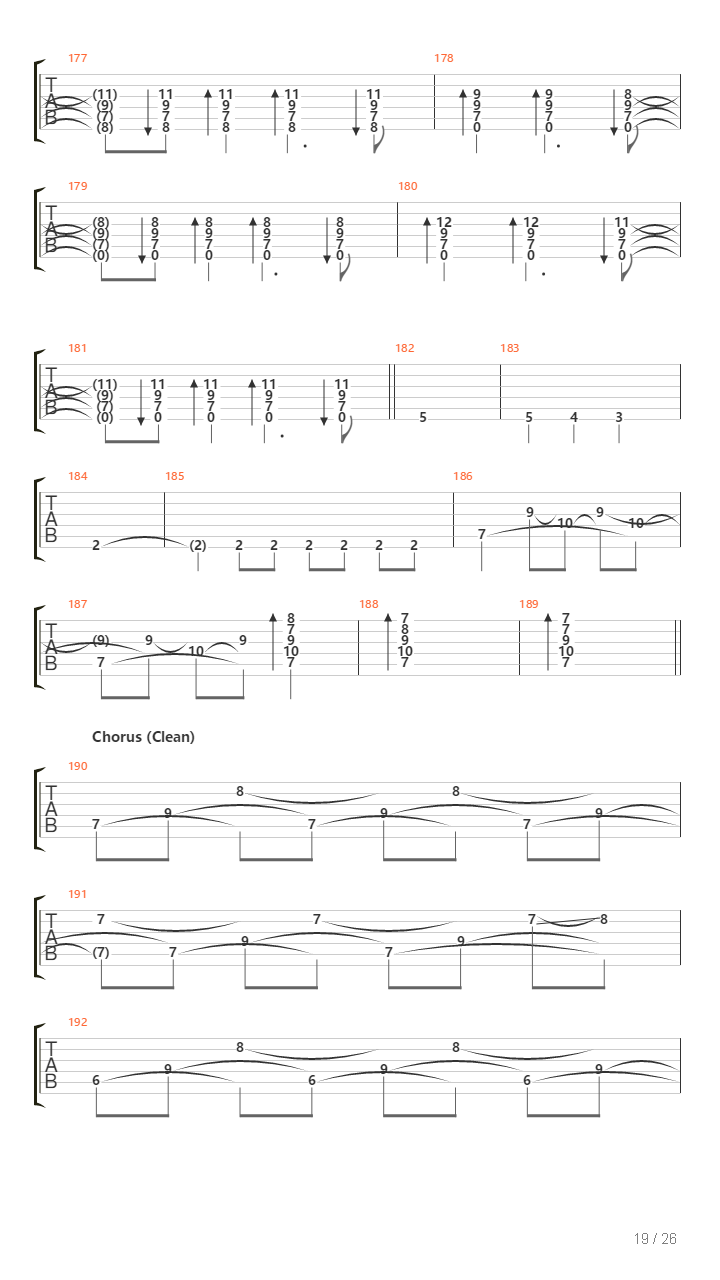 Passing吉他谱