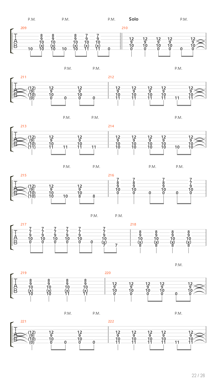 Passing吉他谱