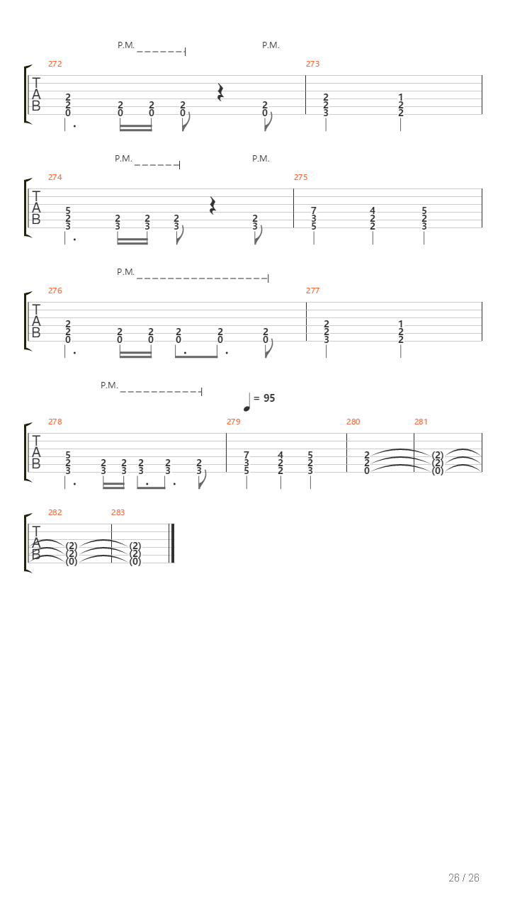 Passing吉他谱