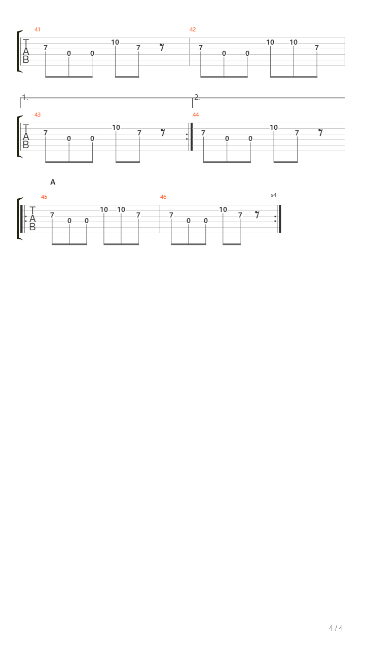 Untitled 3吉他谱