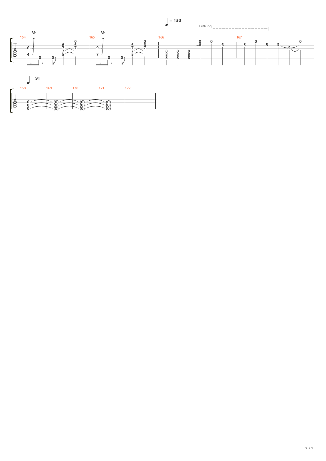 Tread Lightly吉他谱