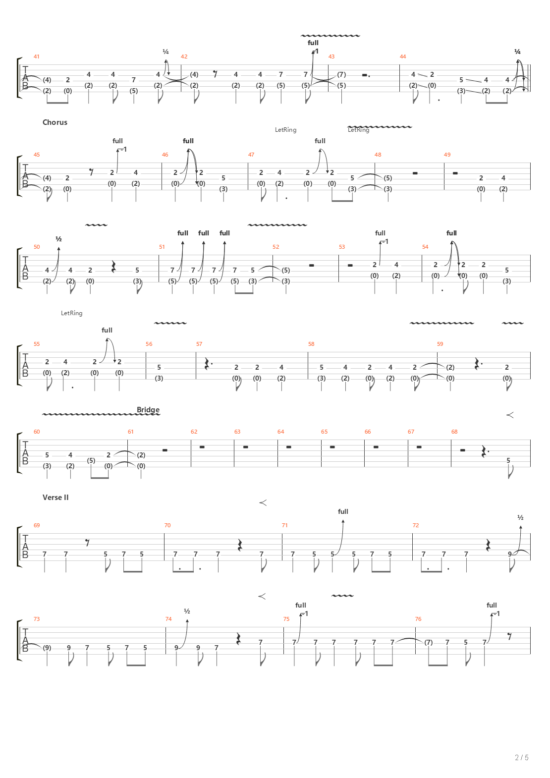 13吉他谱